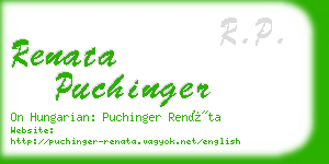 renata puchinger business card